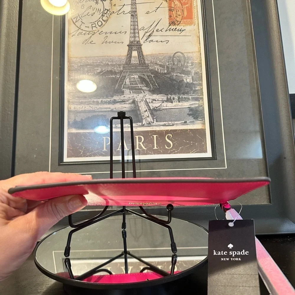 Kate Spade Lucy Medium L-Zip Wristlet Wild Pink